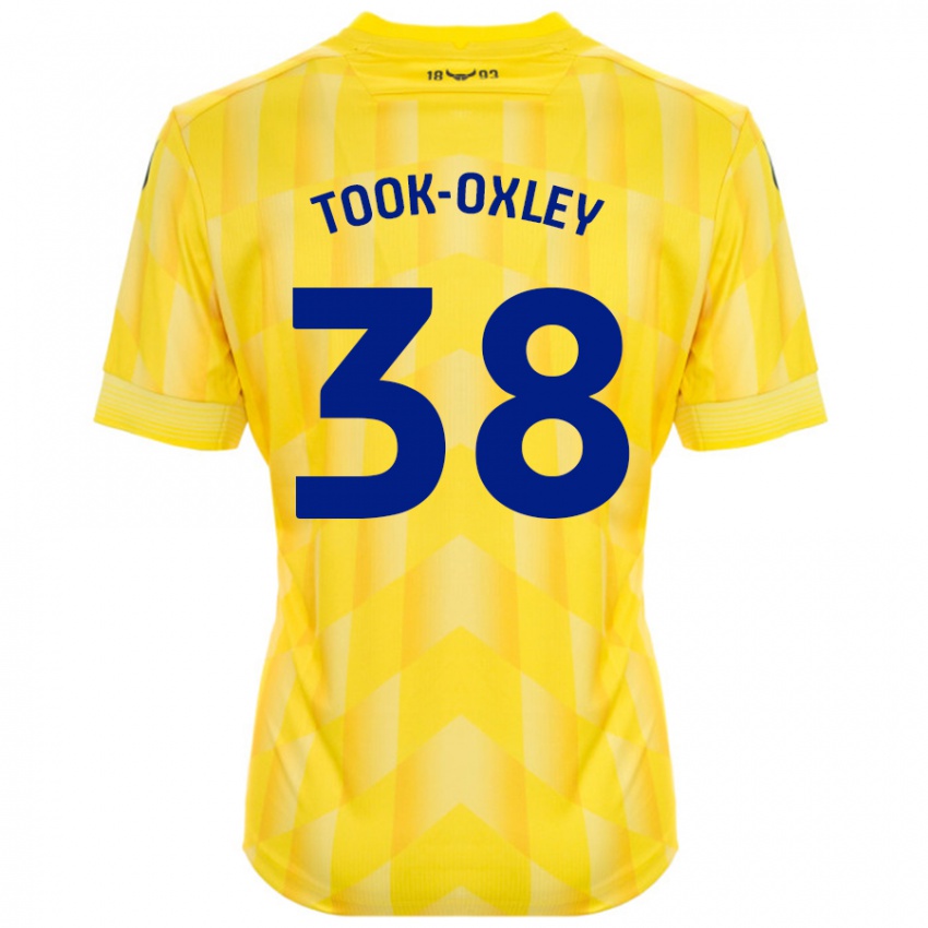 Mujer Camiseta Zaide Took-Oxley #38 Amarillo 1ª Equipación 2024/25 La Camisa México