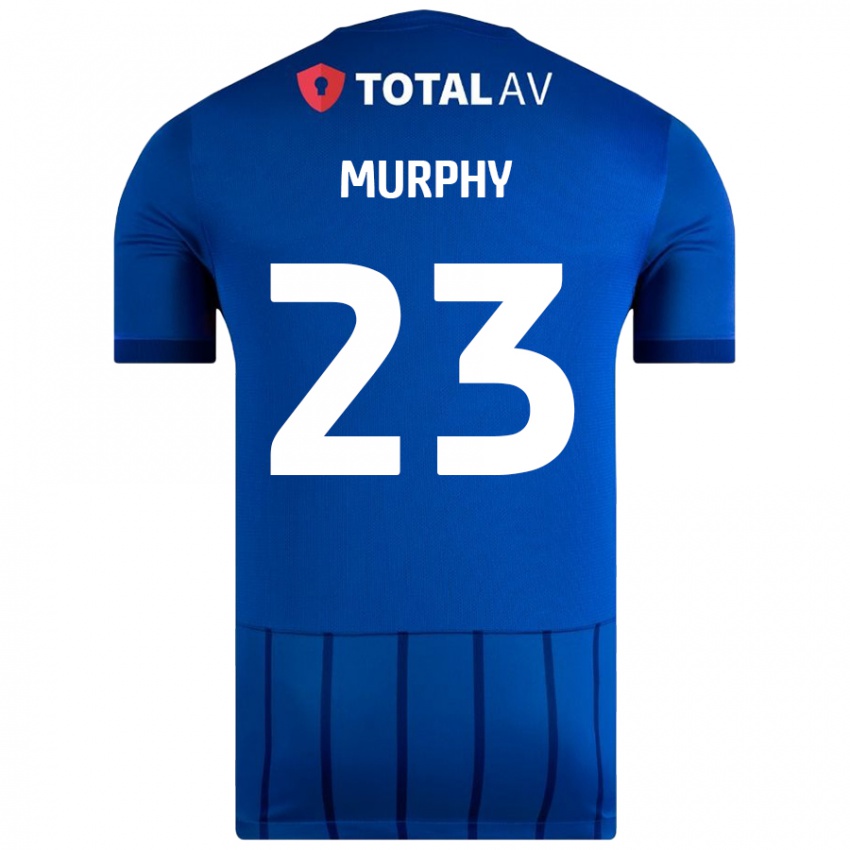 Mujer Camiseta Josh Murphy #23 Azul 1ª Equipación 2024/25 La Camisa México