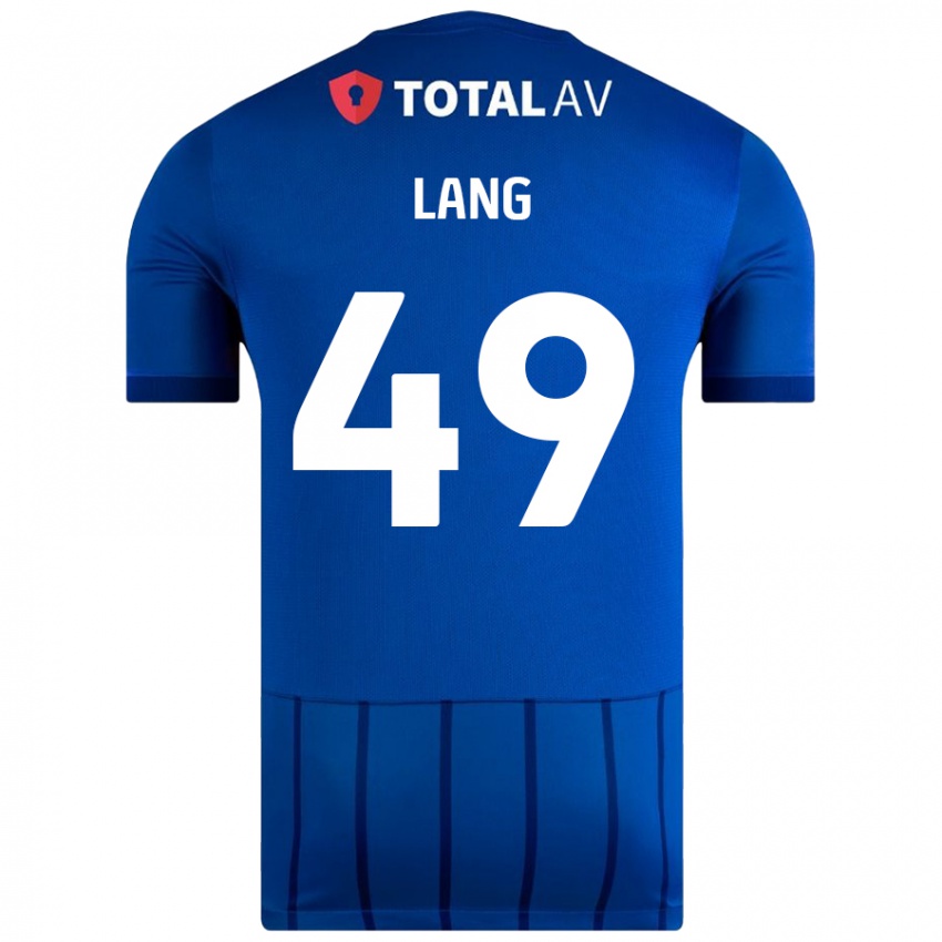 Mujer Camiseta Callum Lang #49 Azul 1ª Equipación 2024/25 La Camisa México