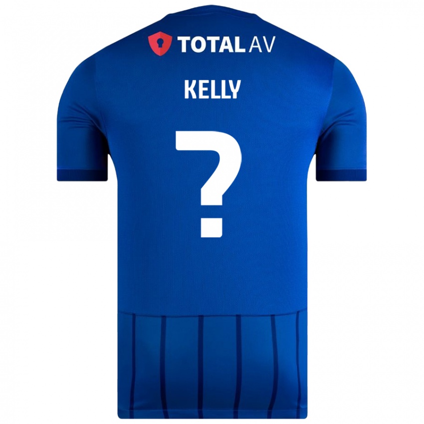 Mujer Camiseta Liam Kelly #0 Azul 1ª Equipación 2024/25 La Camisa México