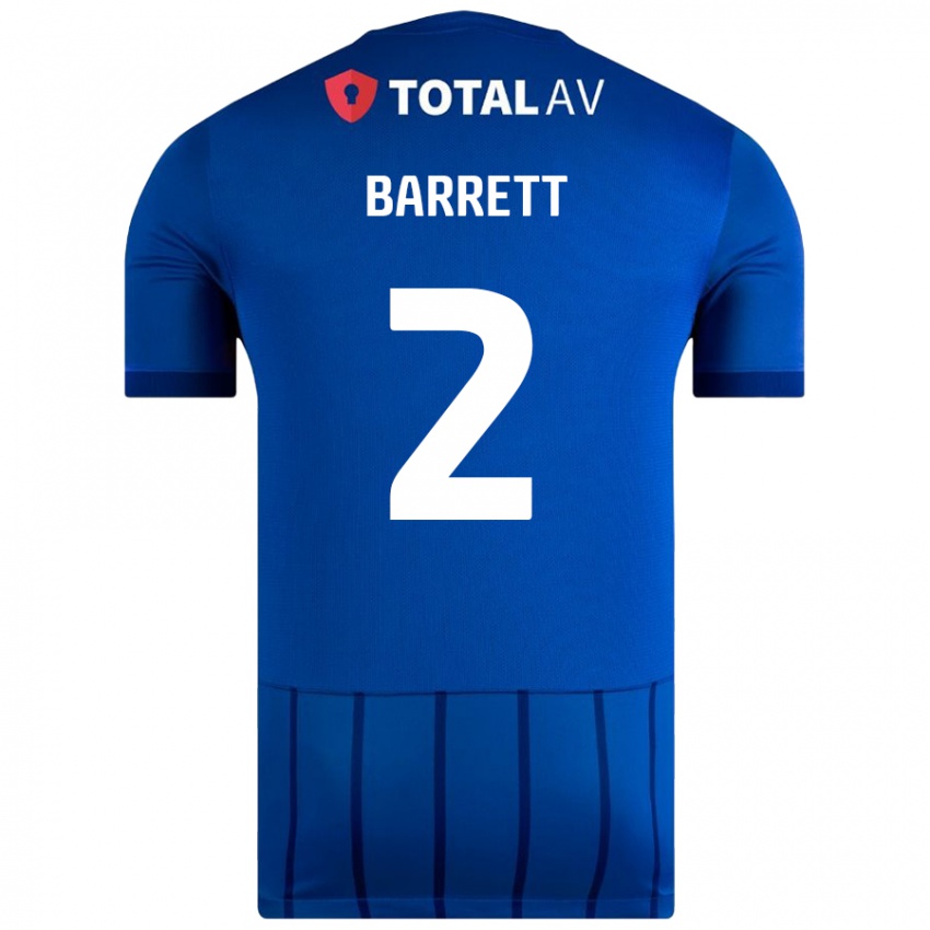 Mujer Camiseta Nicole Barrett #2 Azul 1ª Equipación 2024/25 La Camisa México