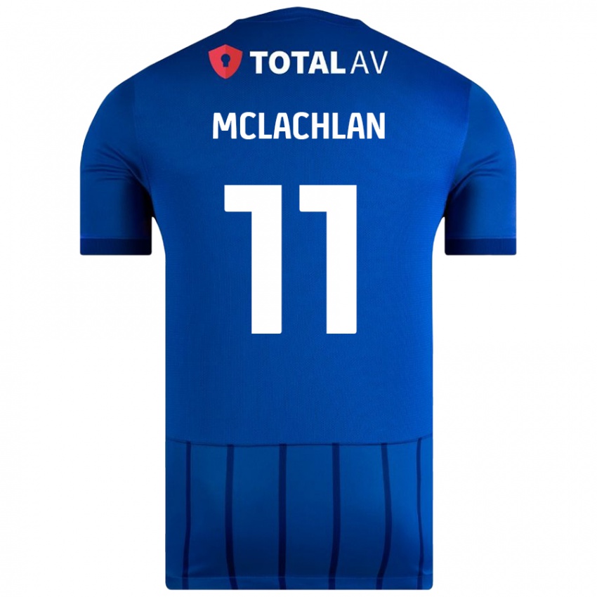 Mujer Camiseta Daisy Mclachlan #11 Azul 1ª Equipación 2024/25 La Camisa México