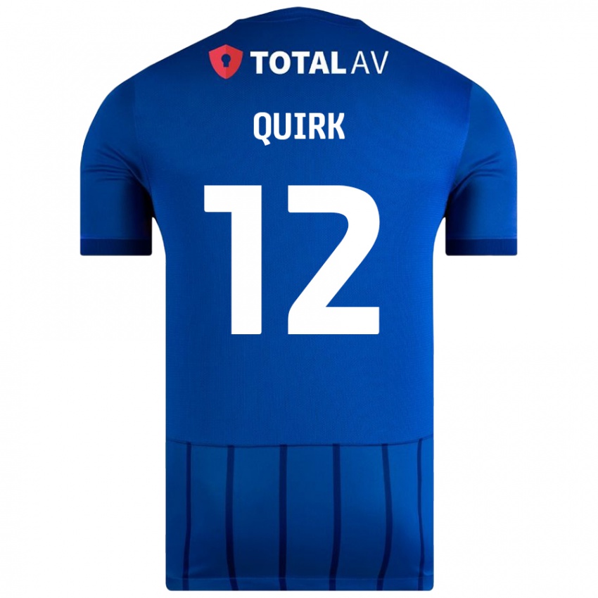 Mujer Camiseta Sophie Quirk #12 Azul 1ª Equipación 2024/25 La Camisa México