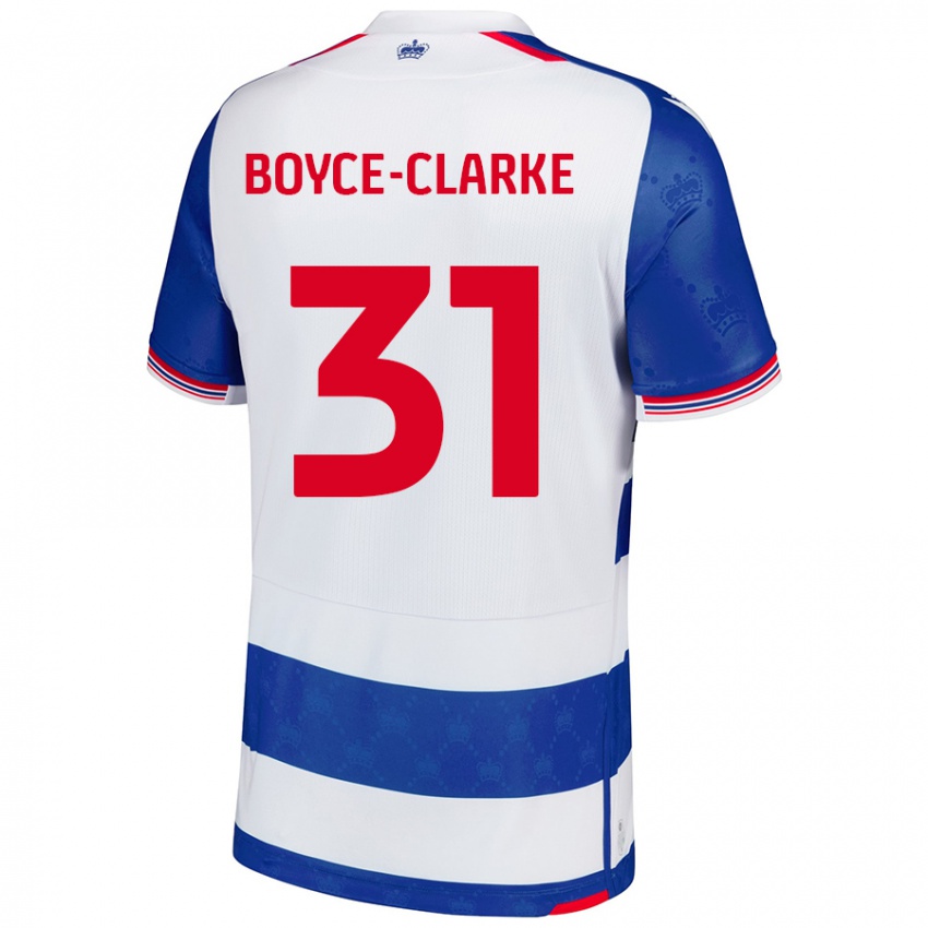 Mujer Camiseta Coniah Boyce-Clarke #31 Azul Blanco 1ª Equipación 2024/25 La Camisa México