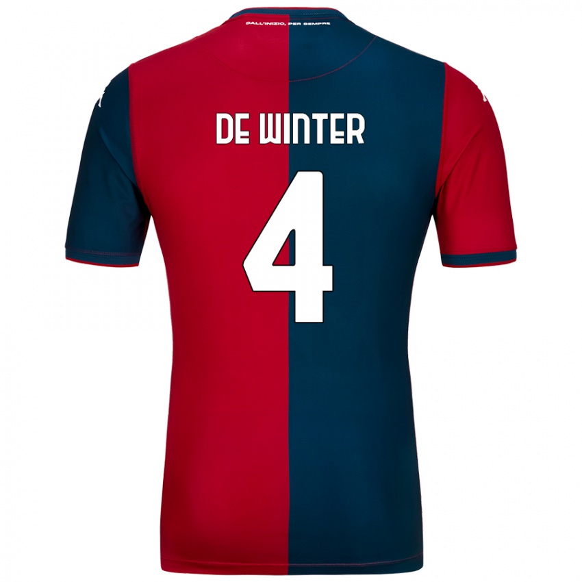 Mujer Camiseta Koni De Winter #4 Rojo Azul Oscuro 1ª Equipación 2024/25 La Camisa México