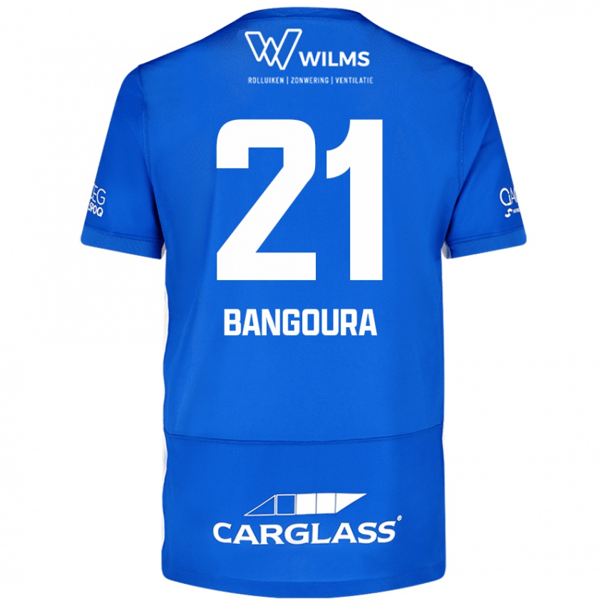 Mujer Camiseta Ibrahima Sory Bangoura #21 Azul 1ª Equipación 2024/25 La Camisa México