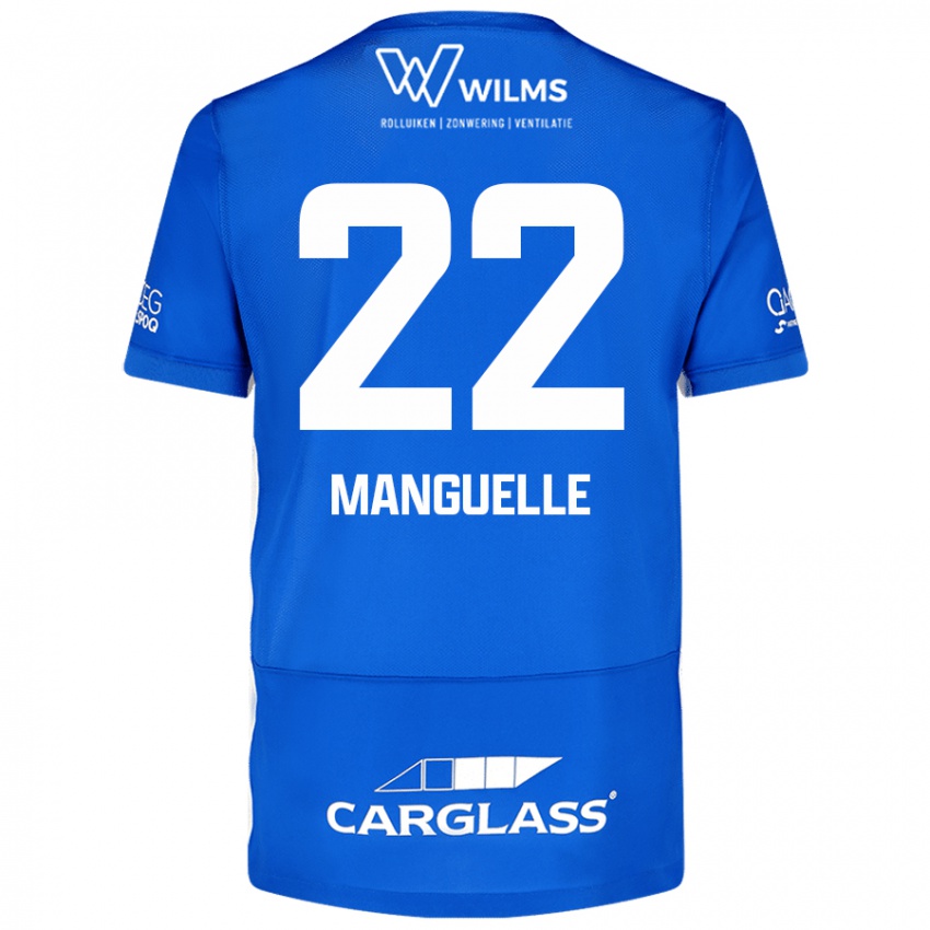 Mujer Camiseta Brad Manguelle #22 Azul 1ª Equipación 2024/25 La Camisa México