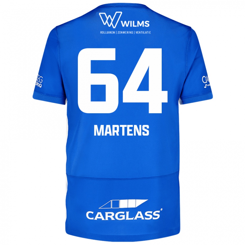 Mujer Camiseta Nolan Martens #64 Azul 1ª Equipación 2024/25 La Camisa México