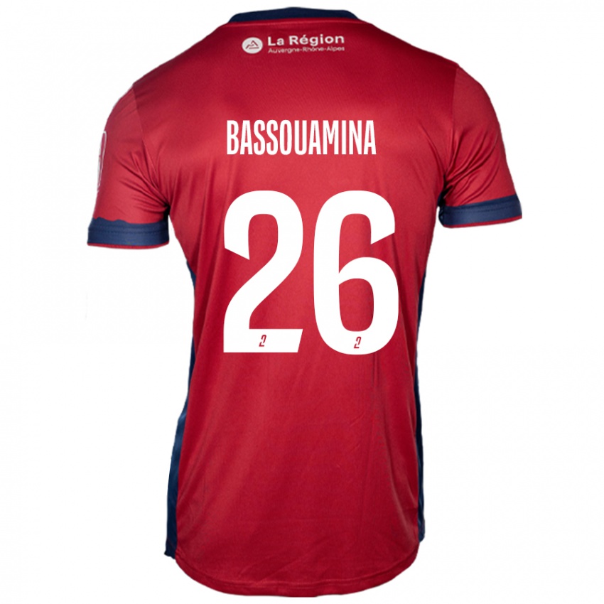 Mujer Camiseta Mons Bassouamina #26 Borgoña Claro 1ª Equipación 2024/25 La Camisa México