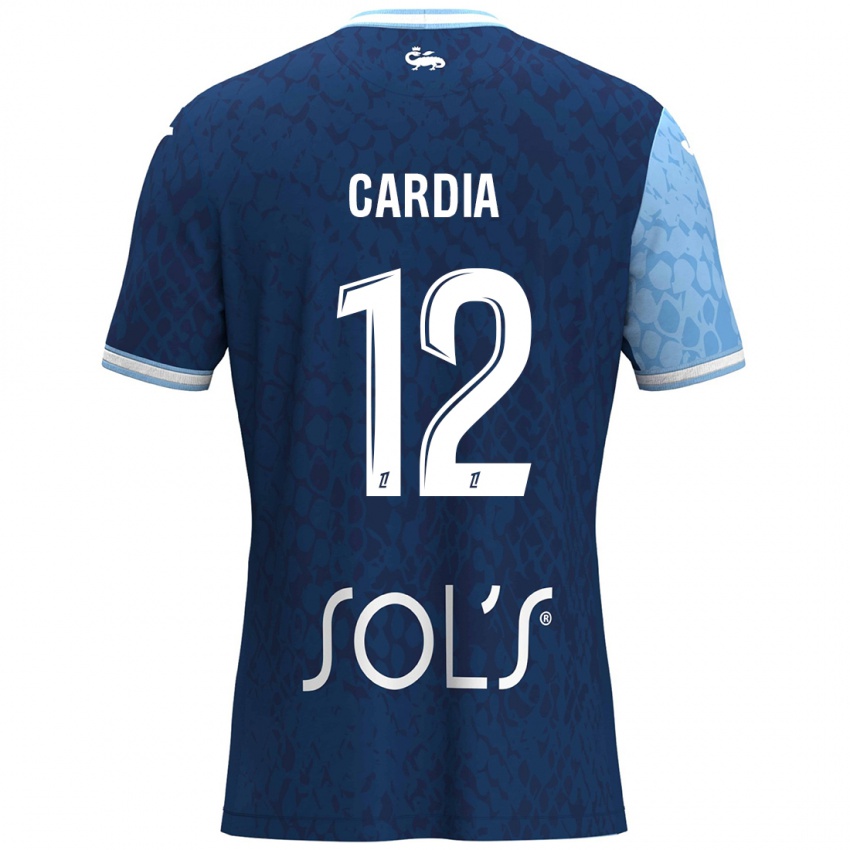 Mujer Camiseta Mickaëla Cardia #12 Azul Cielo Azul Oscuro 1ª Equipación 2024/25 La Camisa México