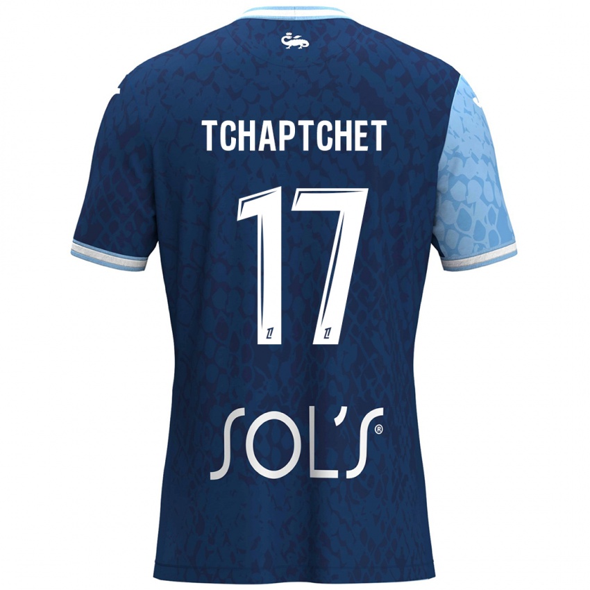 Mujer Camiseta Chanel Tchaptchet #17 Azul Cielo Azul Oscuro 1ª Equipación 2024/25 La Camisa México