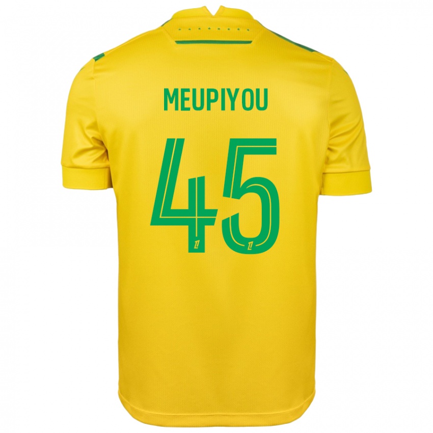 Mujer Camiseta Bastien Meupiyou #45 Amarillo Verde 1ª Equipación 2024/25 La Camisa México