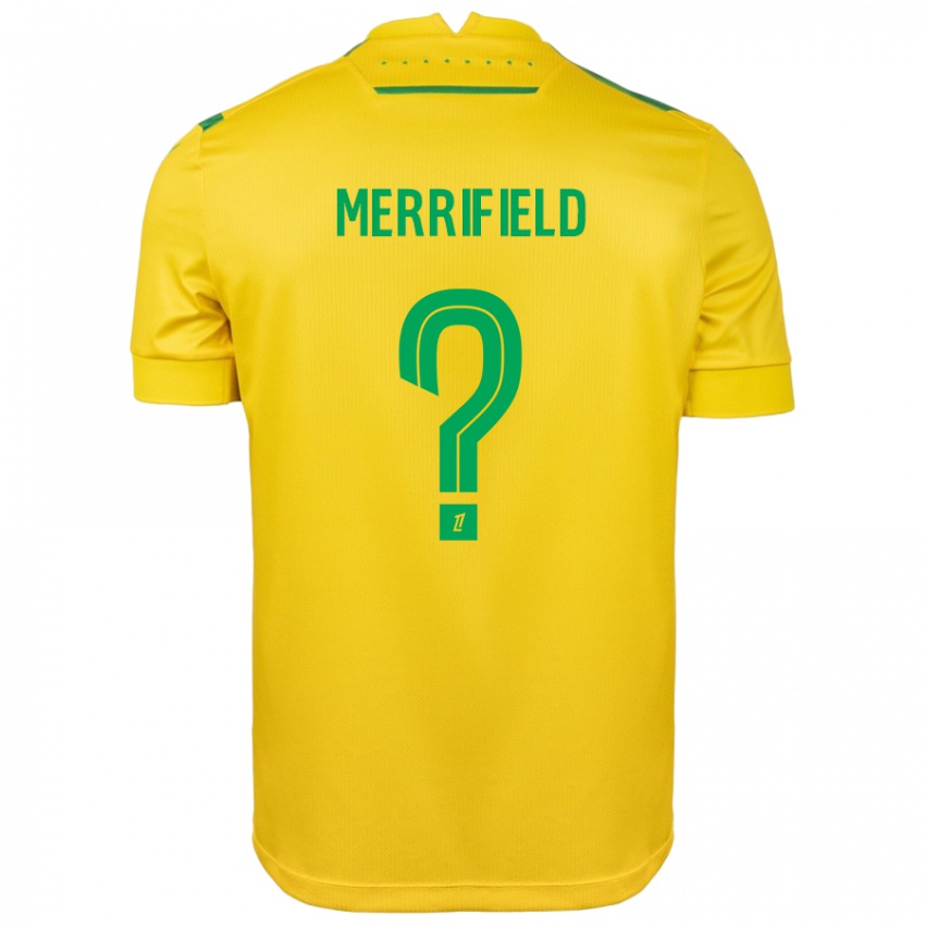 Mujer Camiseta Loan Merrifield #0 Amarillo Verde 1ª Equipación 2024/25 La Camisa México