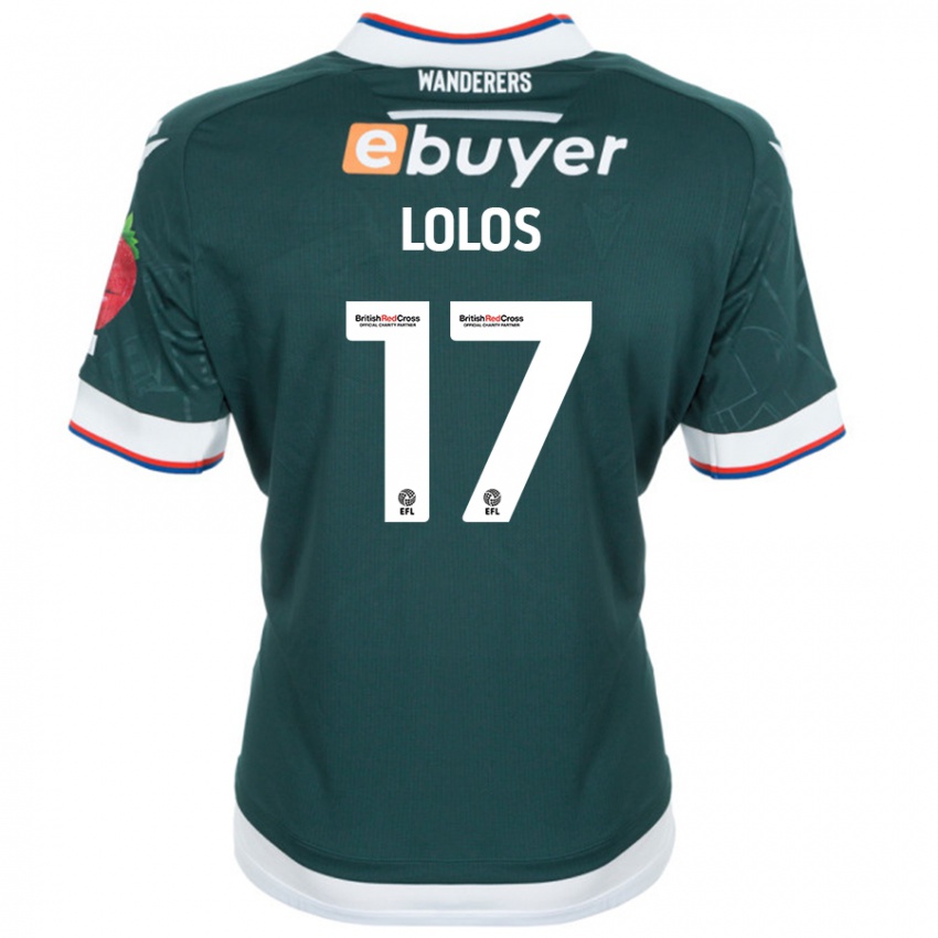 Mujer Camiseta Klaidi Lolos #17 Verde Oscuro 2ª Equipación 2024/25 La Camisa México