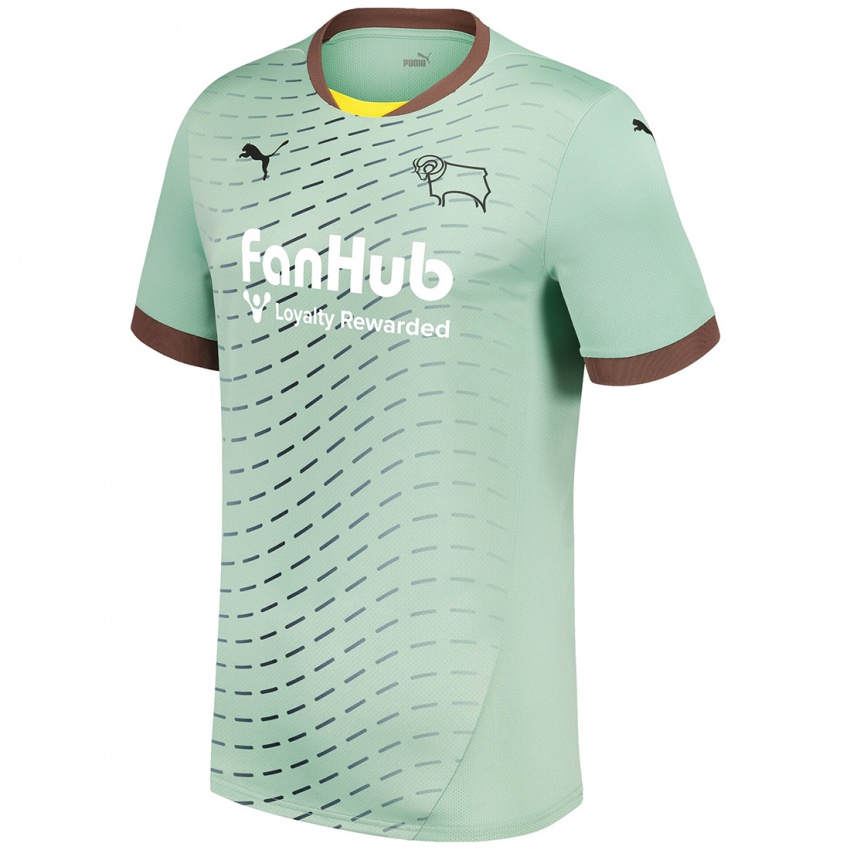 Mujer Camiseta Ebou Adams #32 Verde Pálido 2ª Equipación 2024/25 La Camisa México