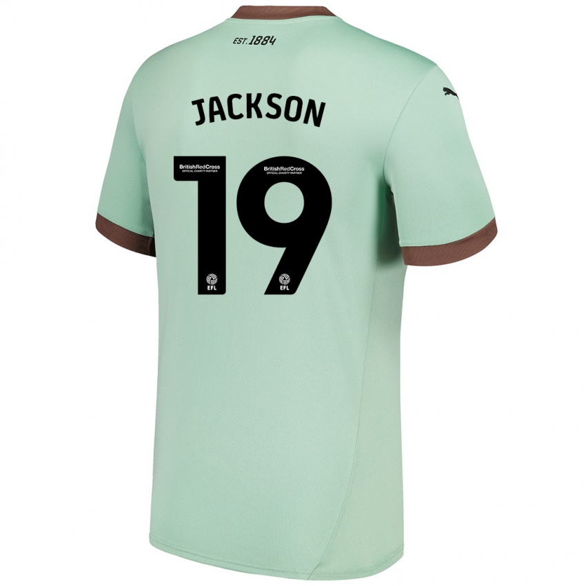 Mujer Camiseta Kayden Jackson #19 Verde Pálido 2ª Equipación 2024/25 La Camisa México