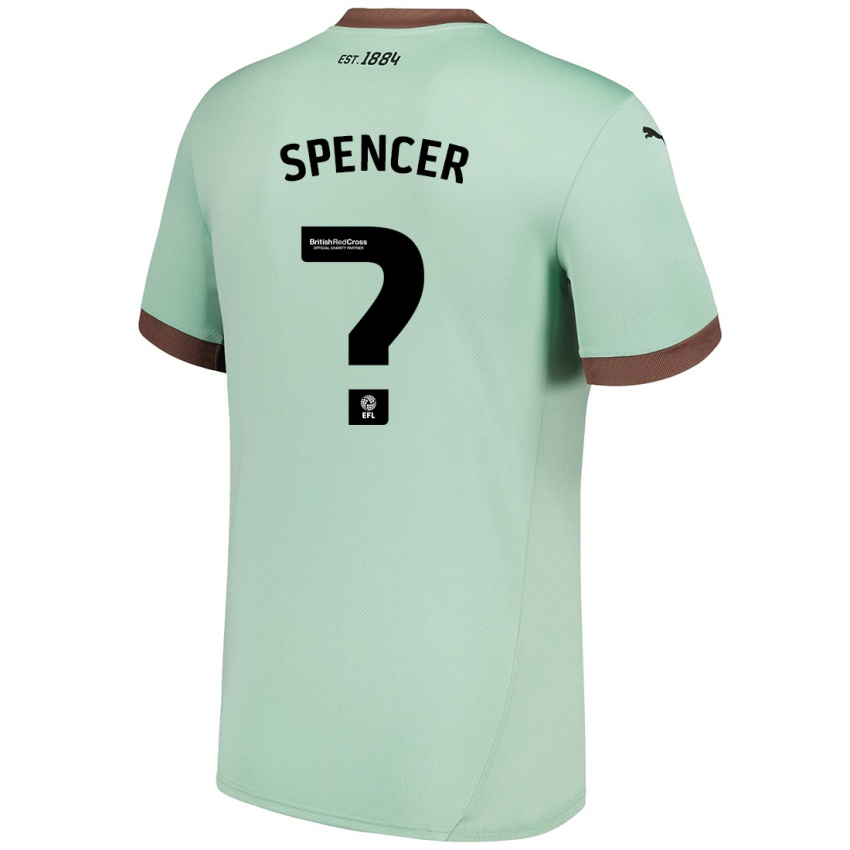 Mujer Camiseta Morten Spencer #0 Verde Pálido 2ª Equipación 2024/25 La Camisa México