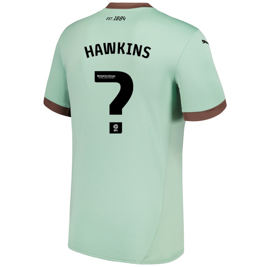 Mujer Camiseta Harry Hawkins #0 Verde Pálido 2ª Equipación 2024/25 La Camisa México