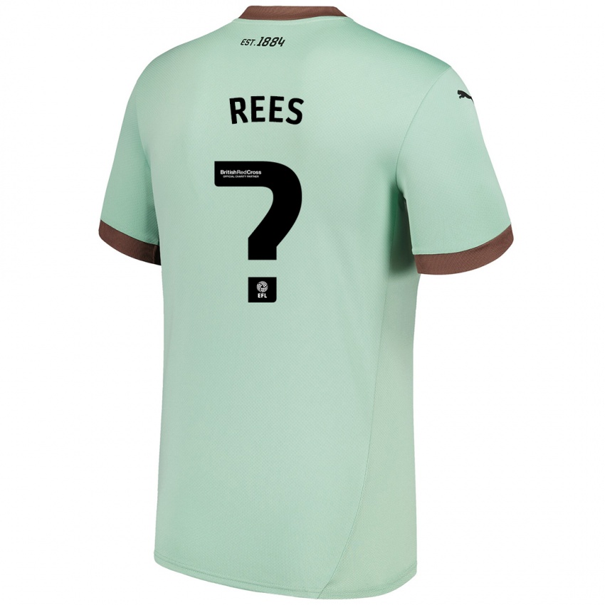 Mujer Camiseta Harvey Rees #0 Verde Pálido 2ª Equipación 2024/25 La Camisa México