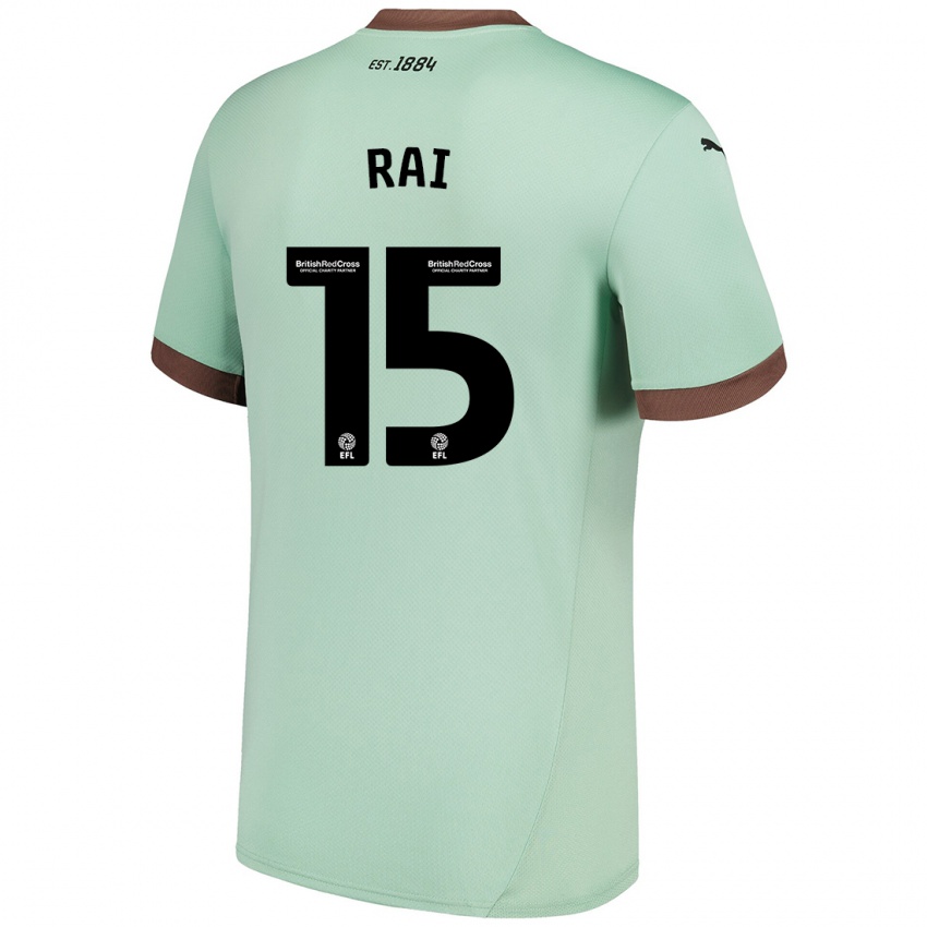 Mujer Camiseta Kira Rai #15 Verde Pálido 2ª Equipación 2024/25 La Camisa México