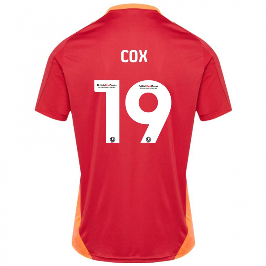 Mujer Camiseta Sonny Cox #19 Azul Blanquecino 2ª Equipación 2024/25 La Camisa México