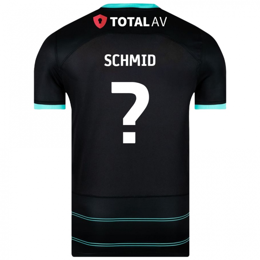 Mujer Camiseta Nicolas Schmid #0 Negro 2ª Equipación 2024/25 La Camisa México