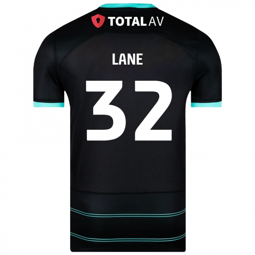 Mujer Camiseta Paddy Lane #32 Negro 2ª Equipación 2024/25 La Camisa México