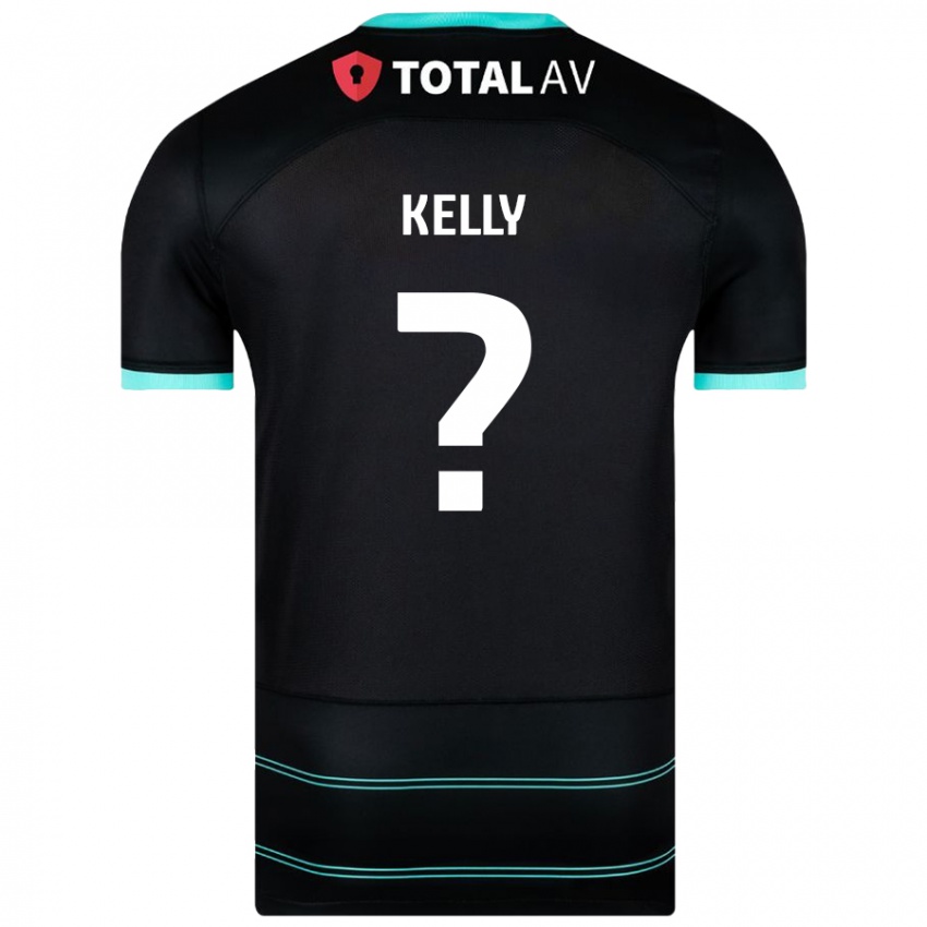 Mujer Camiseta Liam Kelly #0 Negro 2ª Equipación 2024/25 La Camisa México