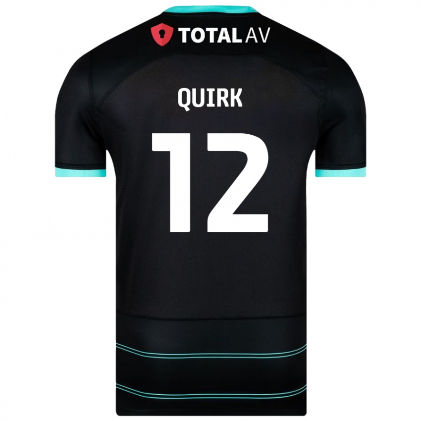 Mujer Camiseta Sophie Quirk #12 Negro 2ª Equipación 2024/25 La Camisa México