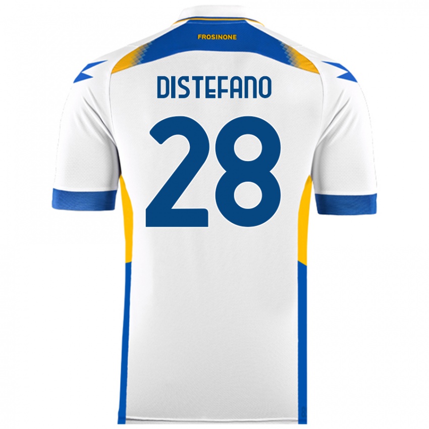 Mujer Camiseta Filippo Distefano #28 Blanco 2ª Equipación 2024/25 La Camisa México