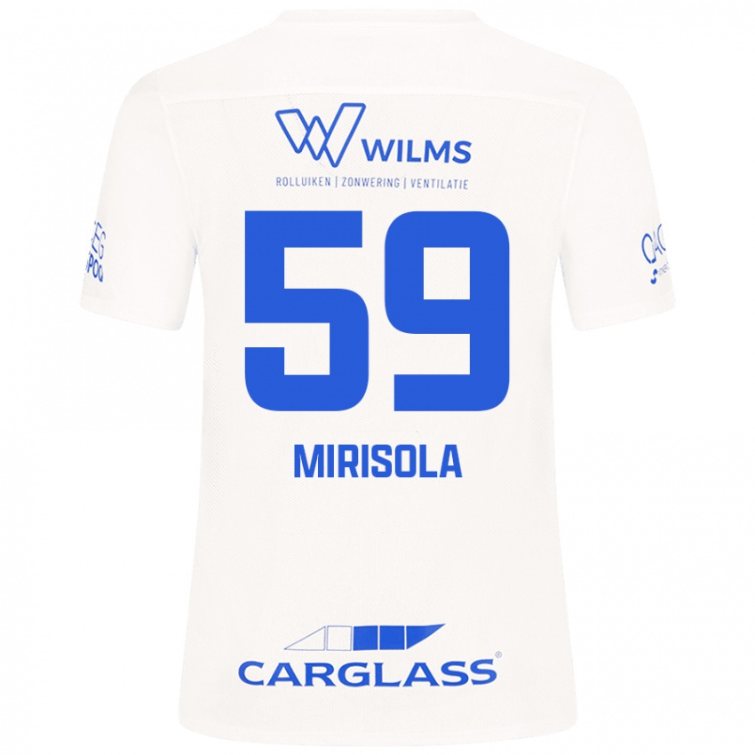 Mujer Camiseta Robin Mirisola #59 Blanco 2ª Equipación 2024/25 La Camisa México