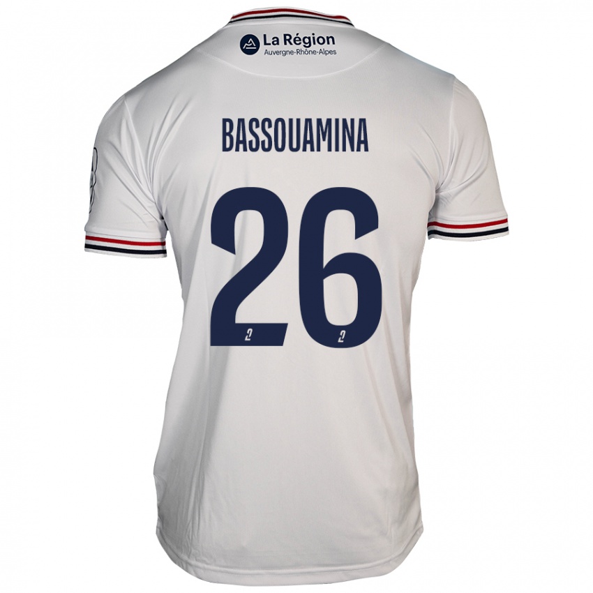 Mujer Camiseta Mons Bassouamina #26 Blanco 2ª Equipación 2024/25 La Camisa México