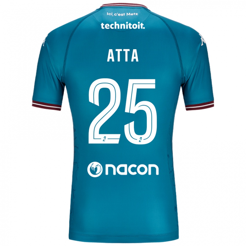 Mujer Camiseta Arthur Atta #25 Azul Petróleo 2ª Equipación 2024/25 La Camisa México