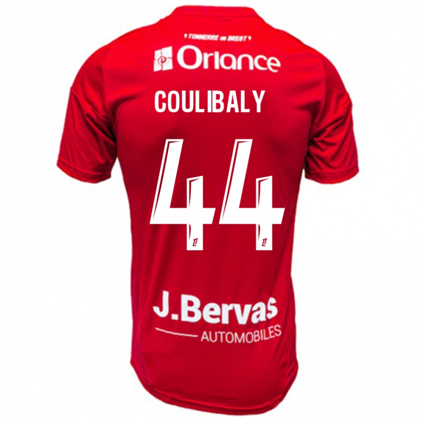 Niño Camiseta Soumaila Coulibaly #44 Rojo Blanco 1ª Equipación 2024/25 La Camisa México