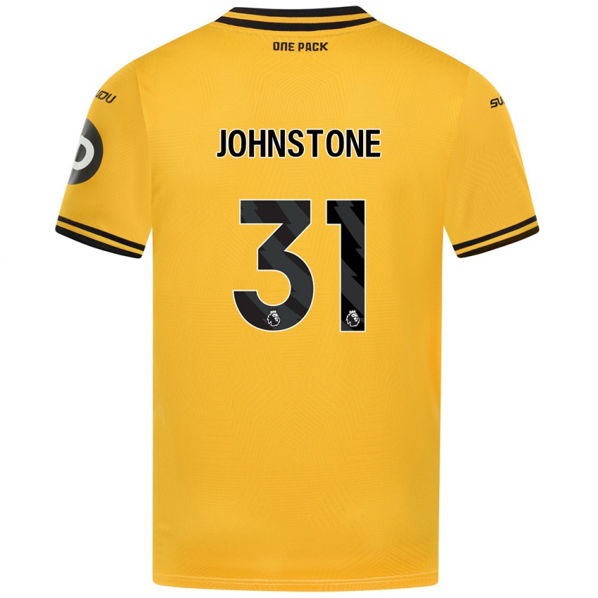 Niño Camiseta Sam Johnstone #31 Amarillo 1ª Equipación 2024/25 La Camisa México