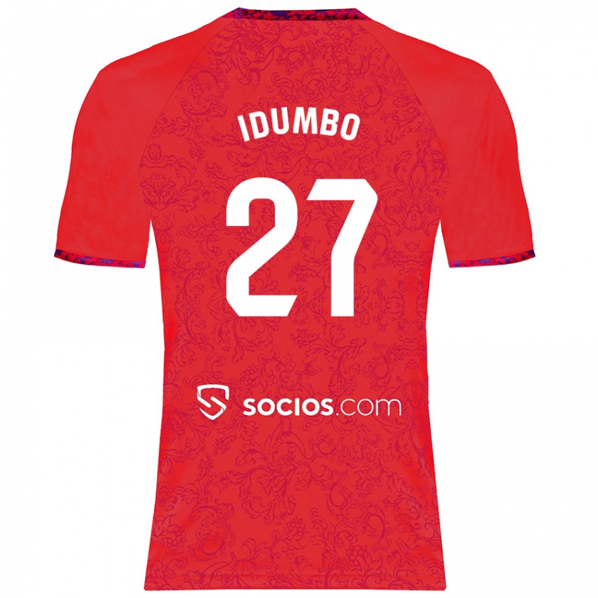 Niño Camiseta Stanis Idumbo Muzambo #27 Rojo 2ª Equipación 2024/25 La Camisa México