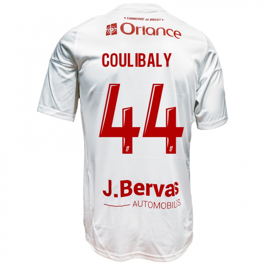 Niño Camiseta Soumaila Coulibaly #44 Blanco Rojo 2ª Equipación 2024/25 La Camisa México