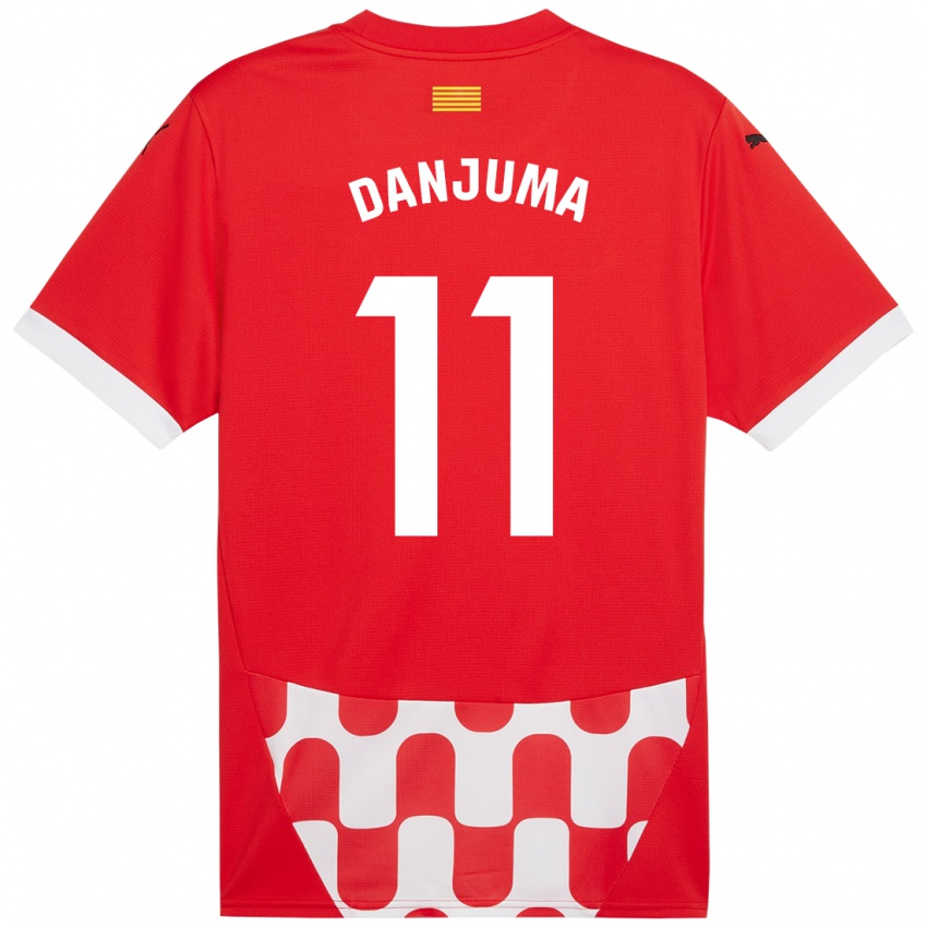 Niño Camiseta Arnaut Danjuma #11 Rojo Blanco 1ª Equipación 2024/25 La Camisa México