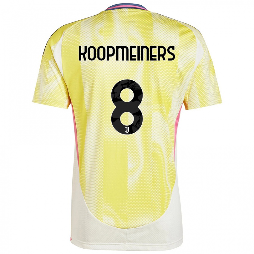 Niño Camiseta Teun Koopmeiners #8 Amarillo Solar 2ª Equipación 2024/25 La Camisa México