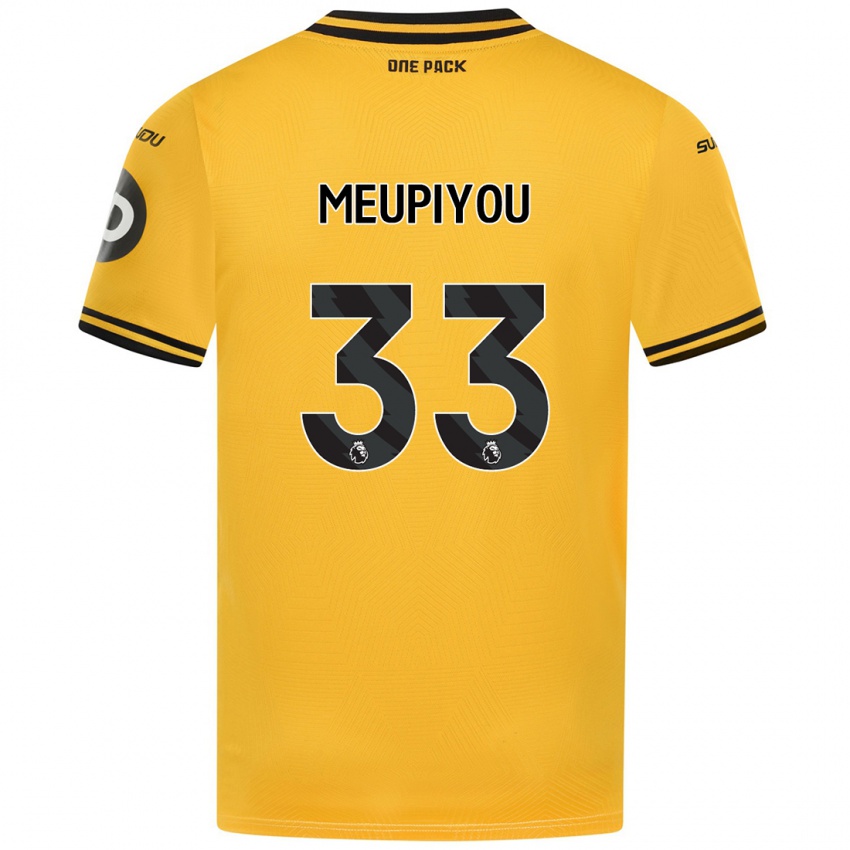 Niño Camiseta Bastien Meupiyou #33 Amarillo 1ª Equipación 2024/25 La Camisa México