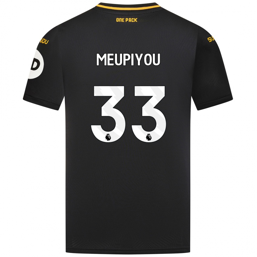 Niño Camiseta Bastien Meupiyou #33 Negro 2ª Equipación 2024/25 La Camisa México