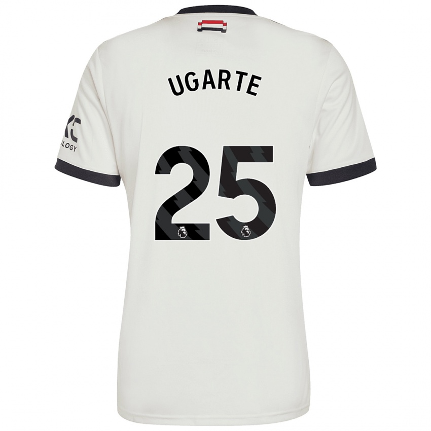 Hombre Camiseta Manuel Ugarte #25 Blanquecino Equipación Tercera 2024/25 La Camisa México