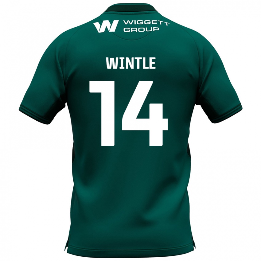 Hombre Camiseta Ryan Wintle #14 Verde 2ª Equipación 2024/25 La Camisa México