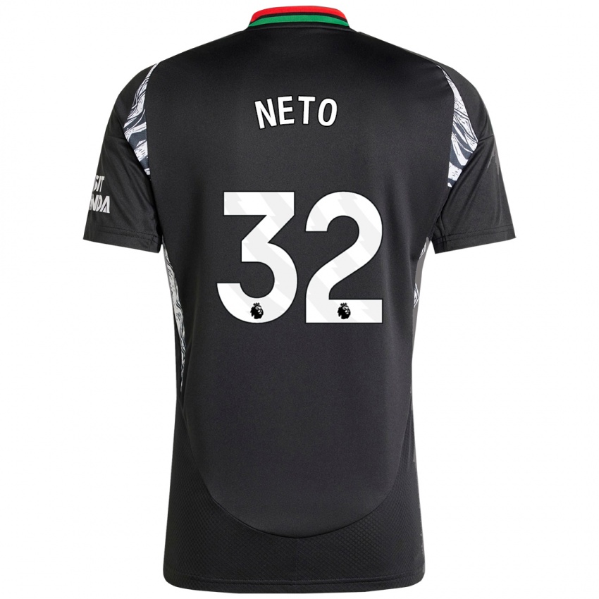 Hombre Camiseta Neto #32 Negro 2ª Equipación 2024/25 La Camisa México