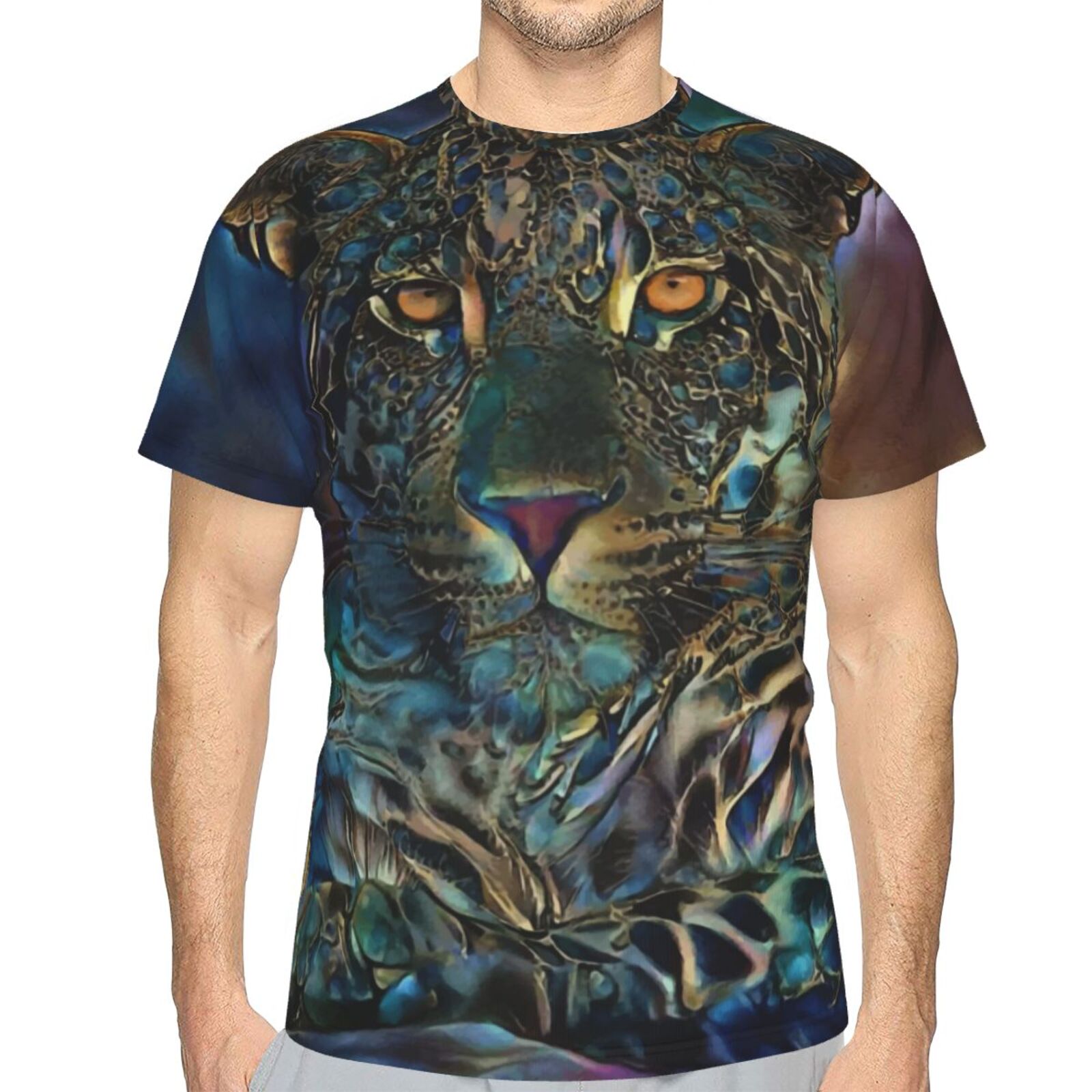 Camiseta Mexicanos Clásica Laria Leopard Elementos De Técnica Mixta