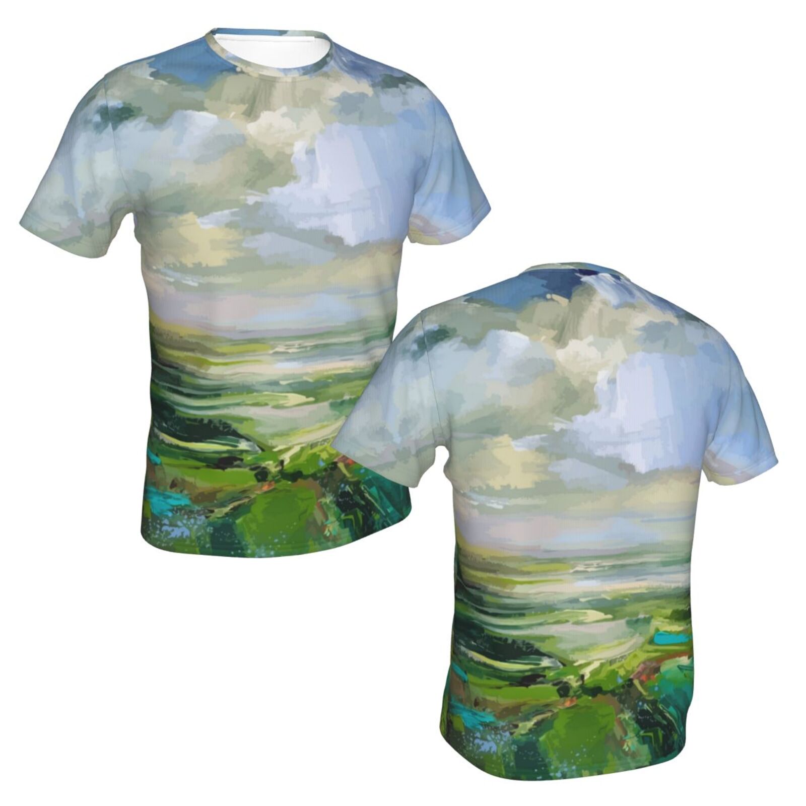 Camiseta Mexicanos Clásica Elementos De Pintura Verde De Verano