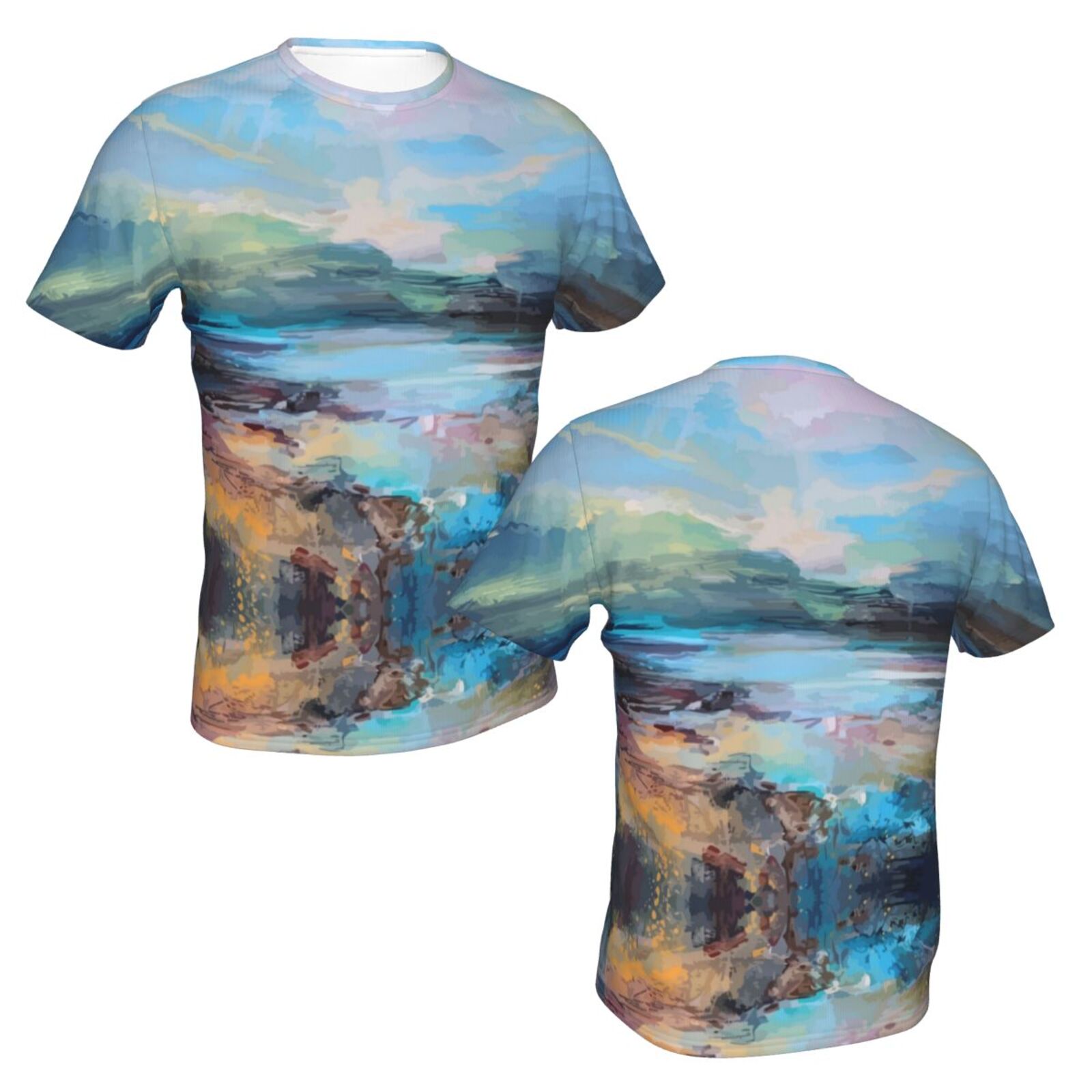 Camiseta Mexicanos Clásica Elementos De Pintura De Luz De Verano