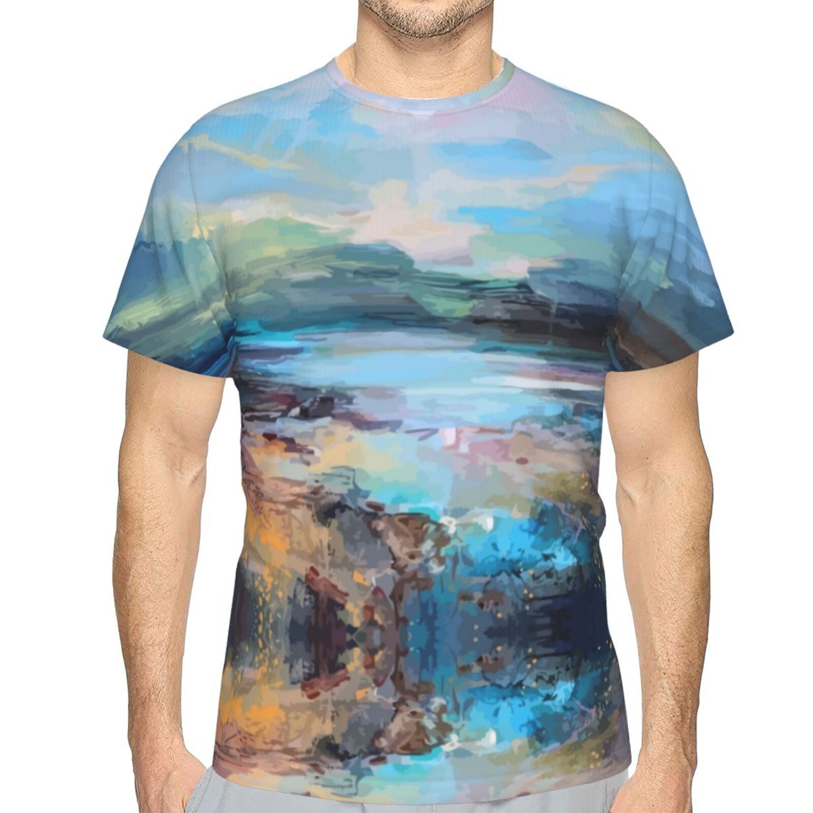 Camiseta Mexicanos Clásica Elementos De Pintura De Luz De Verano