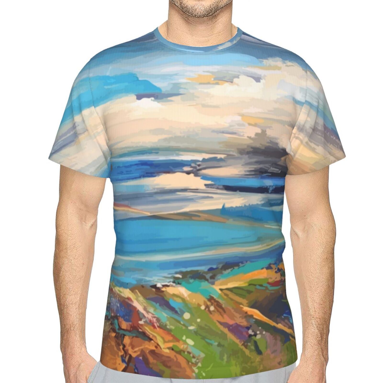 Camiseta Mexicanos Clásica Elementos De Pintura A Distancia Azul