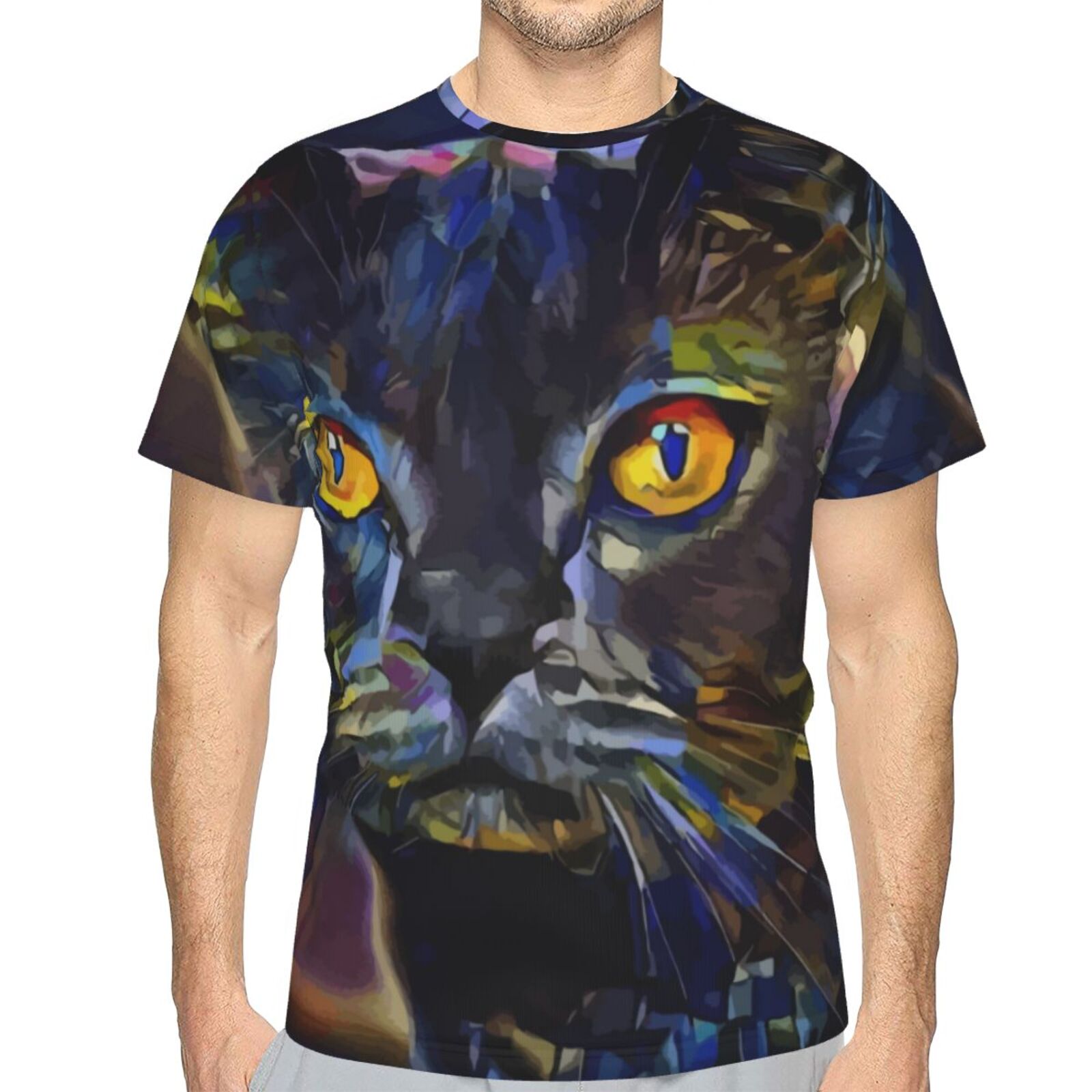 Camiseta Mexicanos Clásica Tango Gato Elementos De Técnica Mixta